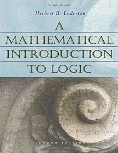 a mathematical introduction to logic 2nd edition