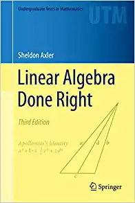 lgebra lineal bien hecha: por Sheldon Axler